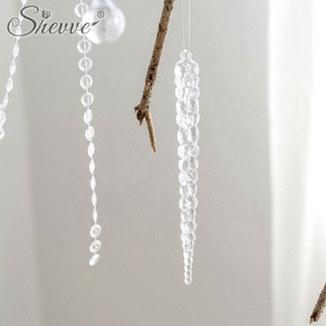 Ornements d'arbre <span class=keywords><strong>de</strong></span> Noël en acrylique incassable <span class=keywords><strong>de</strong></span> luxe Décorations <span class=keywords><strong>de</strong></span> Noël pour la maison <span class=keywords><strong>de</strong></span> qualité supérieure avec pendentifs et breloques - Product Image 5