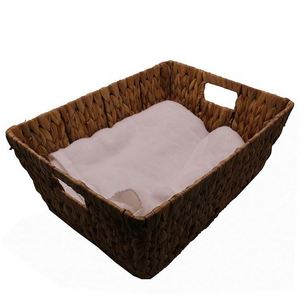 Small Woodchip <strong>Basket</strong> With Handles Best Hamper Lid Ratten Pantry Storage Hampers Lids Open <strong>Shelves</strong> <strong>Baskets</strong> Mega Boxes - Product Image 5