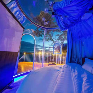 Movable Polycarbonate Igloo <b>Tent</b> Fire-Resistant Geodesic Dome for Outdoor Camping Garden Use for Restaurant Trade Show Resort - Product Image 4