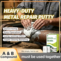 Mastic de réparation métallique époxy super résistant pour la réparation d'équipements lourds, adhésif époxy pour la réparation des fissures métalliques