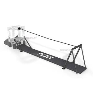 Tyroliennes équipement d'aventure personnalisé parc intérieur Air Roller Coaster Zip Line pour Ninja Course - Product Image 2