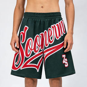 <span class=keywords><strong>Pantaloncini</strong></span> da <span class=keywords><strong>basket</strong></span> da uomo traspiranti in rete da uomo nuovo stile Design personalizzato con Logo da <span class=keywords><strong>basket</strong></span> - Product Image 4