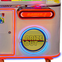 Machine à attraper les prix Star Alliance pour 2 joueurs, à monnayeur, multijoueur, avec éclairage LED coloré, jeu de cadeaux pour parc d'attractions