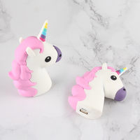 Batterie portable licorne 2600mah, cadeau d'entreprise personnalisé de haute qualité, capacité 10000mah, batterie d'alimentation