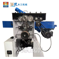 Raboteuse industrielle professionnelle automatique double face robuste 4 moteurs 380V 5.5+9kW 8 lames largeur max. 840mm