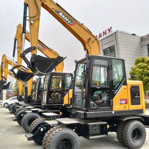 Fabrieksuitlaat China SANY SY75W 7 ton Mini Gebruikt Hydraulische Wielgraafmachine met Isuzu Euro IV Motor, vervaardigd in <span class=keywords><strong>2026</strong></span> - Product Image 2