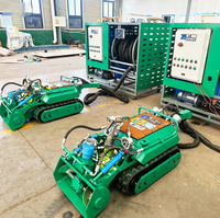 Robot de dragage amphibie à châssis en acier galvanisé avec jauge de niveau de boue pour bassin de pré-sédimentation de source d'eau potable