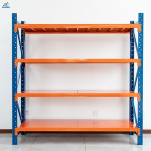 מדפי אחסון מתכת כבדים למחסן, ללא ברגים, עם הגנה מפני קורוזיה - Product Image 2