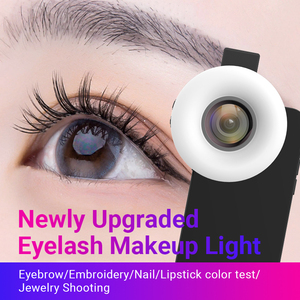 Phổ Clip-on Macro ống kính Vòng điền ánh sáng với chuyên nghiệp bên ngoài 15x Macro HD ống kính cho <span class=keywords><strong>iPhones</strong></span> và điện thoại Android. - Product Image 2