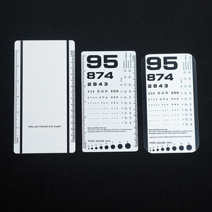 Support portable en PVC pour tableau des yeux Snellen de qualité professionnelle avec ligne de mesure Kit de <span class=keywords><strong>test</strong></span> oculaire domestique/clinique certifié ISO - Product Image 4