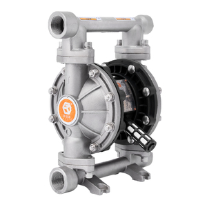GODO QBY3-25P 1'' Pneumatic Diaphragm Pump 304 Stainless Steel <b>Alcoholic</b> <b>Beverage</b> Transfer air - Product Image 1