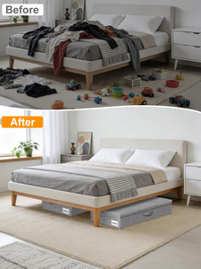 Wholesale Customizable Popular Under-Bed Storage <b>Boxes</b> Kids <b>Clothes</b> Storage Seasonal Under Bed Storage - Product Image 4