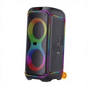BTS-2368 Brodu Altoparlante per Feste all'Aperto BT Wireless Doppio 8 Pollici USB&TF&AUX [Premium] - Product Image 1