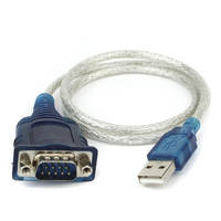 Convertisseur RS232 vers USB 2.0, câble adaptateur série DB9, mâle, avec pilote