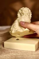 Savon Lion 3D Fait Main - Barre de Savon Naturel à la Glycérine en Forme d'Animal avec Huiles Essentielles, Cadeau Spa pour Hommes et Enfants, Savon Exfoliant pour la Douche