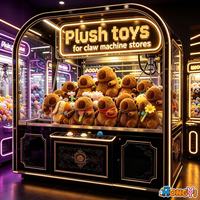 Promotion : Peluche Capybara Mignonne de 4 et 8 pouces, Jouet en Peluche pour Machine à Pinces, Prix d'Arcade, Cadeau pour Enfants