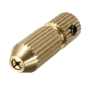 2.3毫米黄铜电机轴夹具夹头，0.7毫米-1.4毫米迷你夹头钻夹头适配器