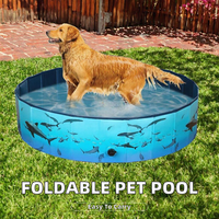 Mart Outdoor PVC Kinder-Spa-Pool Faltbar Tragbar Rund 80cm 120cm 160cm
