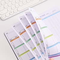 Bloc-notes à spirale avec index alphabétique personnalisé, mot de passe, format A6, bloc-notes pour réunion d'affaires, couverture en PP, cadeau pour usage au bureau