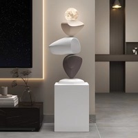Meubles d'art en résine traditionnels pour la maison, meuble TV, bureau, véranda, salon, excellents objets décoratifs peints en couleur pour un déménagement
