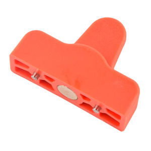 Afilador de Tijeras para Lana, Soporte de Plástico Rojo para Cuchillas con Disco de Afilado para Mantenimiento de Cuchillas de Recortadora de Lana - Product Image 1