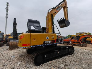 Excavadora usada Hyundai Excavadora sobre orugas SANY SY215 Hyundai Excavadoras a la venta con buenas condiciones - Product Image 6