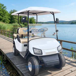 Carrito de Golf Eléctrico de 4 Pasajeros, Económico, para Exteriores, con Asiento Trasero, 30 km/h, 90 km de Autonomía, Nuevo Estilo - Product Image 1
