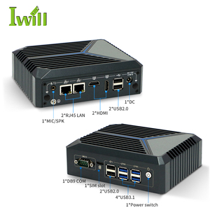 ubuntu j6412无风扇<span class=keywords><strong>2</strong></span>局域网迷你电脑嵌入电脑wifi 1 com户外数字标牌 - Product Image 3