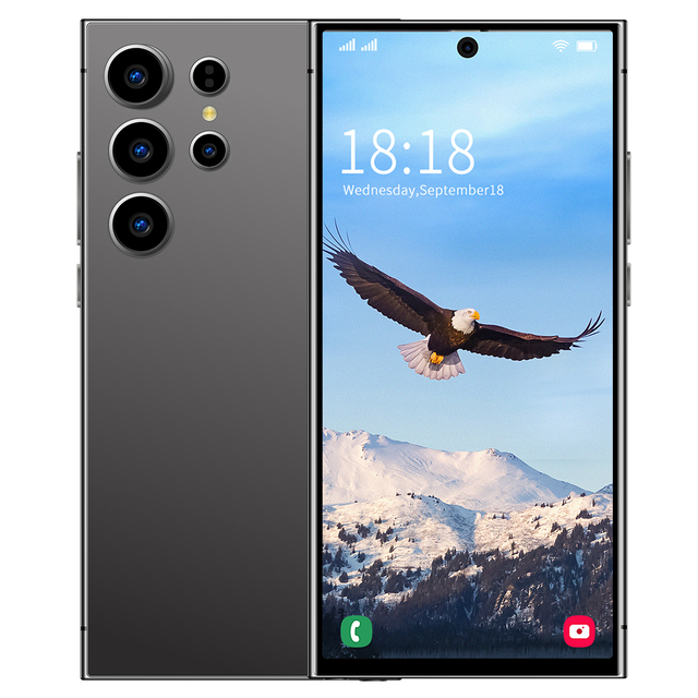 S24 Ultra 5G Smartphone 7.3-inch HD 5g Smartphone Dual Sim Dual Standby Unlocked Android Mobile Phone LED Work in Global