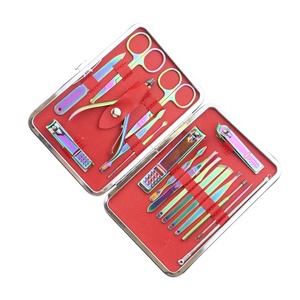 18 piezas de moda <span class=keywords><strong>set</strong></span> de manicura profesional l podadoras uñas herramientas de uñas manicura <span class=keywords><strong>pedicura</strong></span> - Product Image 1