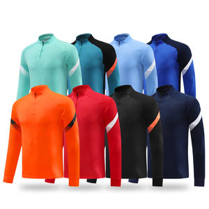 แจ็กเก็ต100% โพลีเอสเตอร์แบบบางสำหรับผู้ชายเสื้อเจอร์ซี่สำหรับฝึกบาสเก็ตบอลฟุตบอลแห่งชาติ - Product Image 1