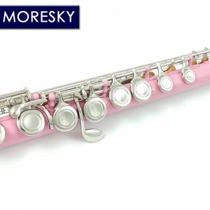 ขลุ่ย MORESKY 16 คีย์ รุ่น CloseC สีชมพู พร้อมคีย์ E - Product Image 6