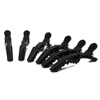 Logo personalizzato e imballaggio clip per capelli sezionanti fermagli per capelli in coccodrillo personalizzati per accessori per fermagli per capelli da barbiere da donna