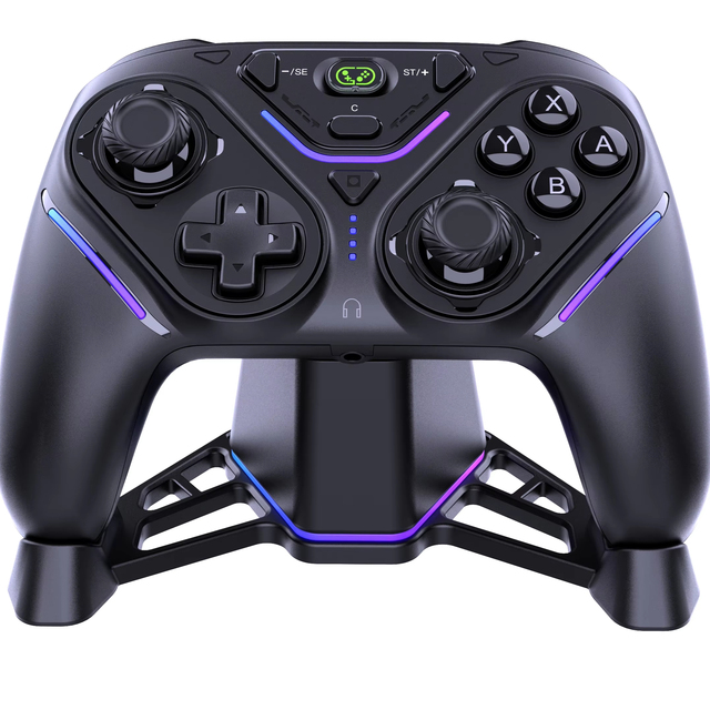 Programmable Wireless Controller for Switch 2 and PC Hall Joystick Macro Back Buttons RGB Lighting Wireless Gamepad