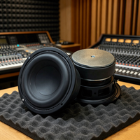 Mini système de haut-parleurs à commande vocale 3,5 pouces pour extérieur/intérieur, subwoofer puissant, étanche IPX7, connectivité sans fil, métal