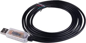 Ftdi USB để RS485 Cáp Adapter nối tiếp chuyển đổi modbus Cáp A + B-với TX RX LED tương thích FTDI USB-RS485-WE-1800-BT 6ft 5V - Product Image 4