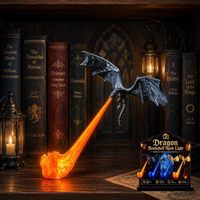 Lampe LED 3D Dragon Imprimé pour Étagère, Décoration d'Halloween, Logo Personnalisé, Nouvelle Tendance 2026, Vente Chaude