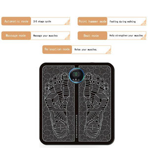 Masajeador electrónico portátil para pies, máquina vibratoria de pulso inteligente, relajante, automática, Ems - Product Image 5