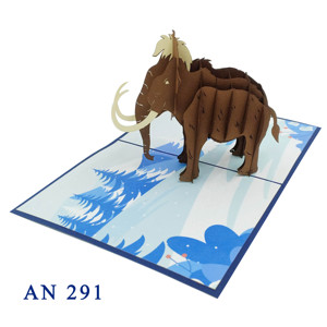 Tarjeta Pop-up 3D Raptor, Diseño Personalizado, Venta al por Mayor, Hecho a Mano en Vietnam, Corte Láser, 12x17cm, para Cualquier Ocasión - Product Image 3