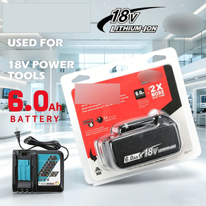 Batería de Gran Capacidad de 18 V, 5 Ah, 6 Ah, Apta para Baterías de Iones de Litio 18650, Estable y Compatible con BL1850 - Product Image 2