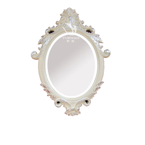 Thân Thiện Với Môi Shatterproof Trọng Lượng Nhẹ <span class=keywords><strong>Polyurethane</strong></span> Bọt Chất Liệu Cổ Vàng Màu Handmade Tường Treo Gương Cho Phòng Tắm - Product Image 3