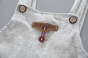 Conjuntos de Ropa para Niñas, Proveedores de Ropa para Bebés, Boutique de Ropa Infantil, Vestidos de Algodón para Niños, Camisas + Overoles, Venta al Por Mayor de Verano - Product Image 6