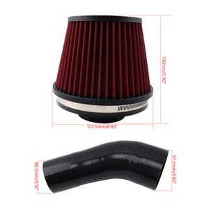ระบบไอดีอากาศเย็นคุณภาพสูง AOSU High Flow Performance สีดำ+แดง รับประกัน 1 ปี สำหรับ Audi S4 S5 RS5 B9/B9.5 ปี 2018-2025 - Product Image 6