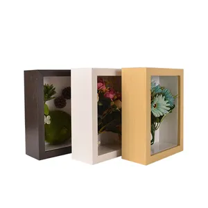 도매 5x7 맞춤 액자 신선한 꽃 그림자 상자 포장