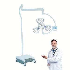 Lampe d'examen sans ombre à double tête en acier OEM IN-103 pour clinique dentaire, lumière murale pour salle d'opération - Product Image 1