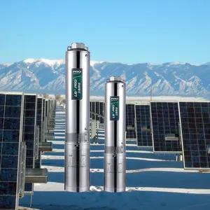 LBAPRO Solarstrom Pompa Air Tenaga Surya forage agricole en acier inoxydable 200 M tête 48V Dc système de pompe à eau à énergie solaire