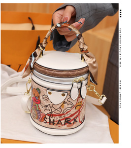Bolso de Diseño Directo de Fábrica, Tipo Bandolera, de Hombro, Tipo Cubo con Asa Superior, Bolsos Modernos para Mujeres y Niñas - Product Image 6