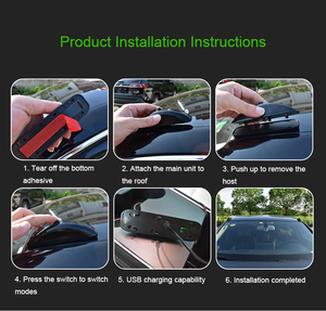 A80 <span class=keywords><strong>Voiture</strong></span> Télécommande Pilote Lumière Laser Canon <span class=keywords><strong>Pluie</strong></span> et Brouillard Météo Anti-Collision Arrière Haute Vitesse Aide Anti-Fatigue Clignotant Lumière - Product Image 5