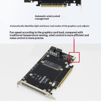Kartu Grafis Nvidia V100 Sxm2 Pciex16 Adapter Cardv100 16G 32G untuk Ai Nvlink Passive Gpu