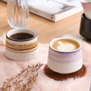 ถ้วยชาจีนแบบไม่มีหูจับ ถ้วยเซรามิกสำหรับกาแฟเอสเปรสโซ แก้วกาแฟสำหรับคาปูชิโน - Product Image 6